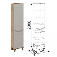 Лимба (гостиная) М03 Пенал в Талице - talica.mebel24.online | фото