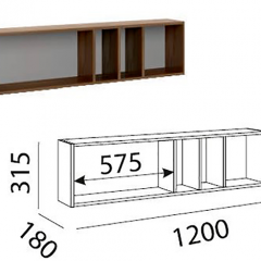 Лимба (гостиная) М11 Полка навесная в Талице - talica.mebel24.online | фото