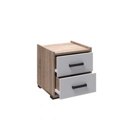 Модульная Спальня Соната (Белый/Дуб сонома) в Талице - talica.mebel24.online | фото 4