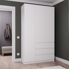 МОРИ МШ 1200.1 Шкаф (белый) в Талице - talica.mebel24.online | фото