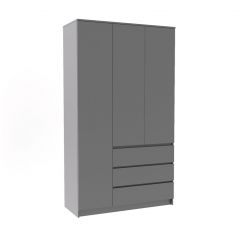 МОРИ МШ 1200.1 Шкаф (графит) в Талице - talica.mebel24.online | фото 2