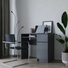 МОРИ МС-1 Стол ЛЕВЫЙ/ПРАВЫЙ (графит) в Талице - talica.mebel24.online | фото