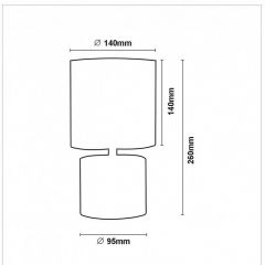 Настольная лампа декоративная Lucide Greasby 47502/81/38 в Талице - talica.mebel24.online | фото 4