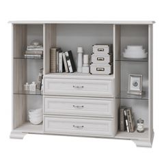 НИКОЛЬ Комод с 2 ст.дв., 1 гл.дв., 3 ящика в Талице - talica.mebel24.online | фото 2
