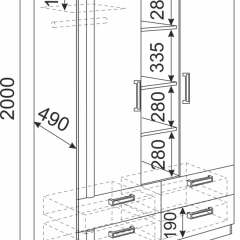 Подростковая Волкер (модульная) в Талице - talica.mebel24.online | фото 11