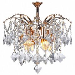 Подвесная люстра Natali Kovaltseva Morgana MORGANA 81426/4C GOLD в Талице - talica.mebel24.online | фото