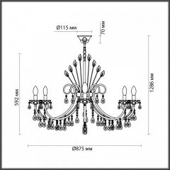 Подвесная люстра Odeon Light Versia 4977/10 в Талице - talica.mebel24.online | фото 5