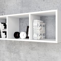 Полка открытая 900 (ЛДСП Белый) в Талице - talica.mebel24.online | фото
