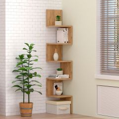Полка угловая (ЛДСП Дуб крафт золотой) в Талице - talica.mebel24.online | фото