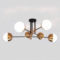 Потолочная люстра Eurosvet Nuvola 70129/6 латунь в Талице - talica.mebel24.online | фото 2