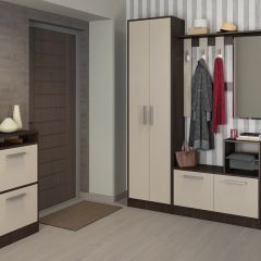 Прихожая Энтер (Венге/Дуб молочный) Комплектация 3 в Талице - talica.mebel24.online | фото