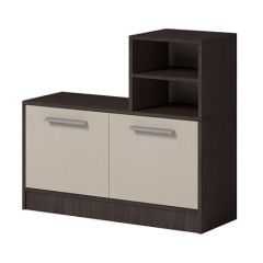 Прихожая Энтер (Венге/Дуб молочный) Комплектация 3 в Талице - talica.mebel24.online | фото 3