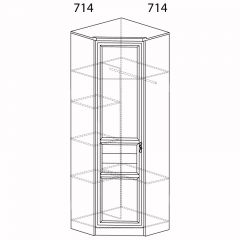 Прихожая Лира 1 Дуб нортон светлый в Талице - talica.mebel24.online | фото 5