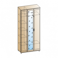 Прихожая Мелисса композиция 2 (Ясень Асахи) в Талице - talica.mebel24.online | фото 2