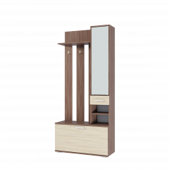 Прихожая Ника вешалка с зеркалом (ВЗ910) в Талице - talica.mebel24.online | фото 5
