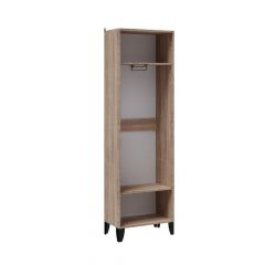 Прихожая Витра Шкаф платяной (Белый/Дуб сонома) в Талице - talica.mebel24.online | фото 2
