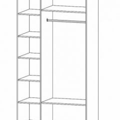 ГАММА Шкаф 3-х створчатый в Талице - talica.mebel24.online | фото 2