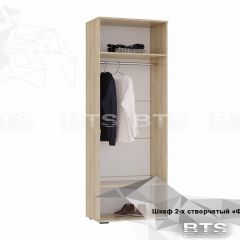 ФЛАЙ Шкаф 2-х створчатый ШК-04 (дуб сонома/белый) в Талице - talica.mebel24.online | фото 4