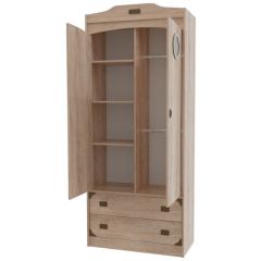 Шкаф 2х ст комб-й Нкм Мираж-1 Сек. №13 + Иллюминатор в Талице - talica.mebel24.online | фото 2