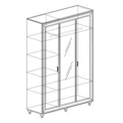 Шкаф 3-дверный с зеркалом №361 Афины в Талице - talica.mebel24.online | фото 2