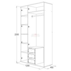 Шкаф 3-х дверный Ольга-14 в Талице - talica.mebel24.online | фото 2