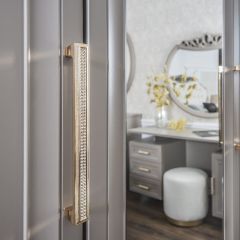 Шкаф 4-х ств с зеркалами Мокко (серый камень) в Талице - talica.mebel24.online | фото 3