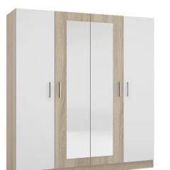 Шкаф 4-х створчатый Леси + Зеркало в Талице - talica.mebel24.online | фото 3