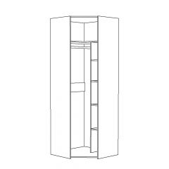 Шкаф для одежды 13.131 Амели в Талице - talica.mebel24.online | фото 2