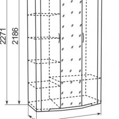 Шкаф для одежды Виктория 9  без зеркал в Талице - talica.mebel24.online | фото 7