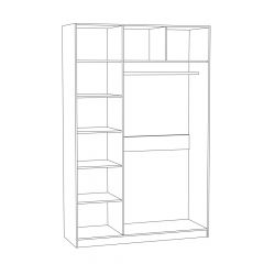 Шкаф комбинированный 08.45.01 Ливерпуль в Талице - talica.mebel24.online | фото 2