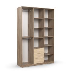 Шкаф комбинированный Дуэт Люкс без зеркала в Талице - talica.mebel24.online | фото 2