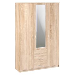 Шкаф комбинированный Дуэт Люкс с зеркалом в Талице - talica.mebel24.online | фото 2