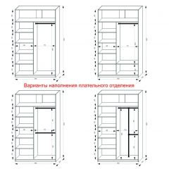 Шкаф-купе 1400 серии SOFT D1+D3+B2+PL1 (2 ящика+1штанга) профиль «Графит» в Талице - talica.mebel24.online | фото 7