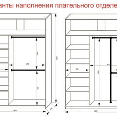 Шкаф-купе 1600 серии SOFT D6+D4+B2+PL2 (2 ящика+1штанга+1 полка) профиль «Капучино» в Талице - talica.mebel24.online | фото 9