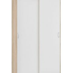 Шкаф-купе Бассо 1.0 (Дуб Сонома/Белый) 2 двери ЛДСП в Талице - talica.mebel24.online | фото