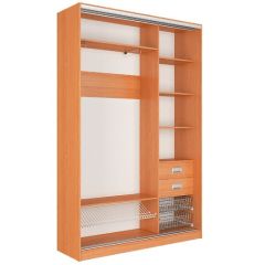 Шкаф-купе Джонни 1500 вариант 1 (ЛДСП/ЛДСП) в Талице - talica.mebel24.online | фото 2