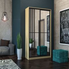 Шкаф-купе Лофт 1200 Шк12-60 (Дуб Сонома) в Талице - talica.mebel24.online | фото 8