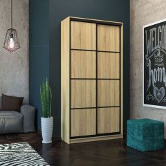 Шкаф-купе Лофт 1200 Шк12-60 (Дуб Сонома) в Талице - talica.mebel24.online | фото 7