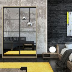 Шкаф-купе Лофт 1600 Шк16-60 (Дуб Сонома) в Талице - talica.mebel24.online | фото 9