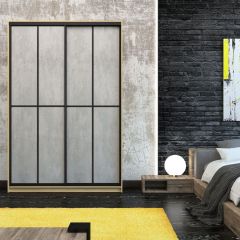 Шкаф-купе Лофт 1600 Шк16-60 (Дуб Сонома) в Талице - talica.mebel24.online | фото 13