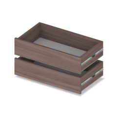 МАРТИН Шкаф-купе с зеркалом Шимо темный (2200*450) М422 в Талице - talica.mebel24.online | фото 3