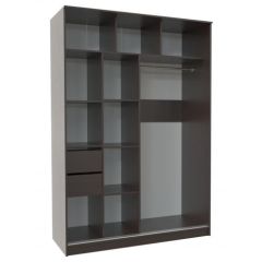 Шкаф-купе ПШ-2.9 1500 Фасад СТРЕЛКА (ВЕНГЕ стрелка беж) в Талице - talica.mebel24.online | фото 2