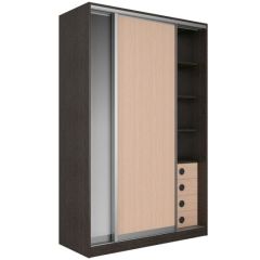 Шкаф-купе Рене 1500 вариант 3 (ЛДСП/Зеркало) в Талице - talica.mebel24.online | фото 4