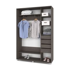 РОЛАНД Шкаф-купе Анкор темный (450*1500) Р451 в Талице - talica.mebel24.online | фото 4