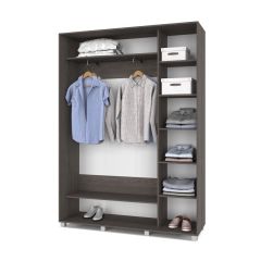 РОЛАНД Шкаф-купе Анкор темный (450*1600) Р461 в Талице - talica.mebel24.online | фото 3