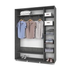 РОЛАНД Шкаф-купе Камень темный (450*1700) Р471 в Талице - talica.mebel24.online | фото 3