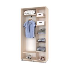РОЛАНД Шкаф-купе Млечный дуб (450*1100) Р411 в Талице - talica.mebel24.online | фото 2