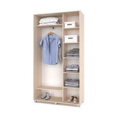 РОЛАНД Шкаф-купе Млечный дуб (450*1200) Р421 в Талице - talica.mebel24.online | фото 2