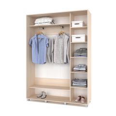 РОЛАНД Шкаф-купе Млечный дуб (450*1600) Р461 в Талице - talica.mebel24.online | фото 5