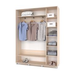 РОЛАНД Шкаф-купе Млечный дуб (450*1700) Р471 в Талице - talica.mebel24.online | фото 3
